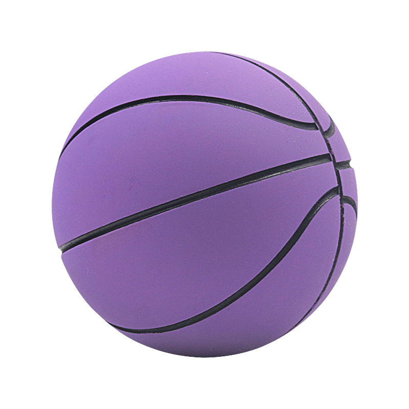 橡胶弹力空心迷你小篮球拍拍球解压玩具弹跳球类玩具