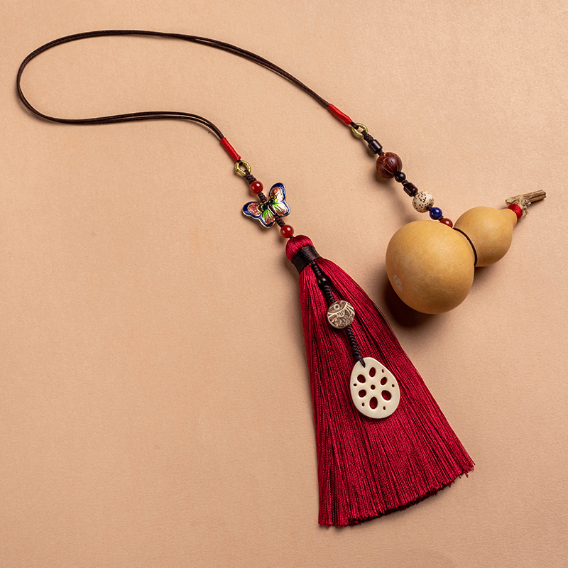 平安天然葫芦汽车挂件车内吊饰福禄平安车车载车挂