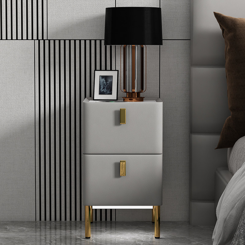 智能床头柜可无无线充电多功能一体现代简约轻奢迷你床头柜