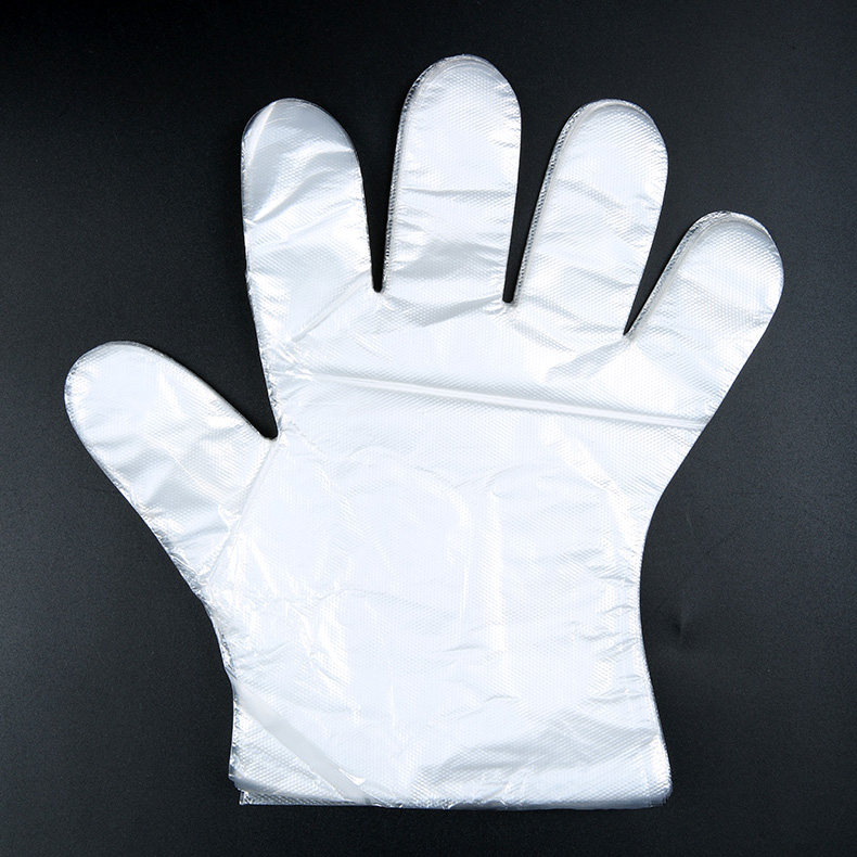 一次性pe塑料手套卫生食品级1000只餐饮龙虾美发薄膜透明塑料加厚