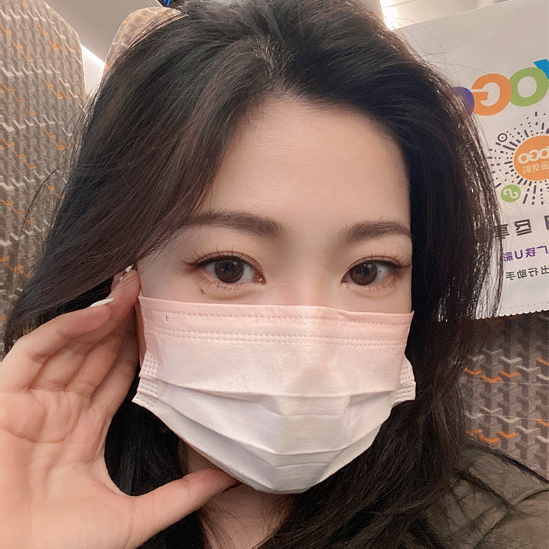 2021新款时尚版高颜值口罩女性夏季一次性白色口罩