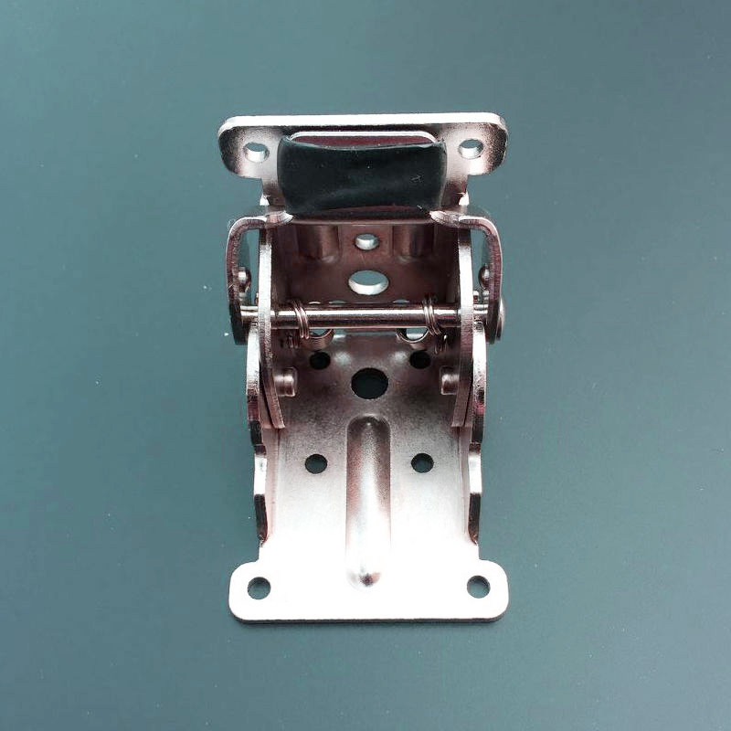 折叠合页铰链桌腿90度自锁办公办公桌桌脚床腿铰链