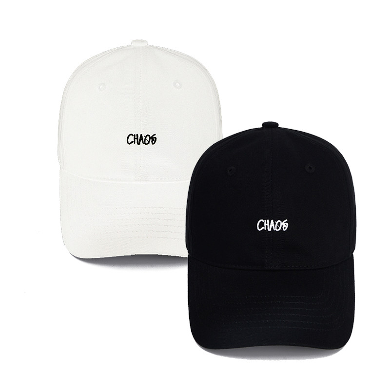 colorchaos夏季新款chaos字母刺绣ins风潮潮牌明星帽子