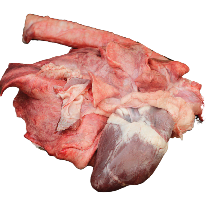 生羊新鲜羊肺羊血15斤左右山羊下货750g生羊排