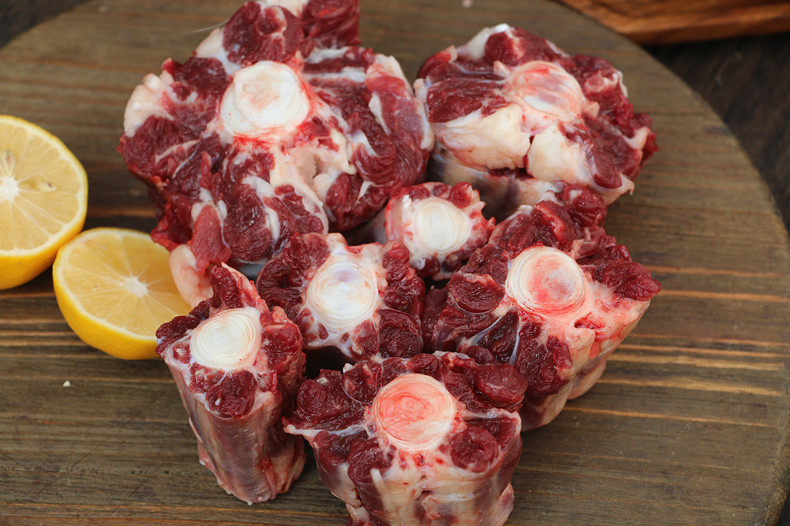 牛尾黄牛新鲜牛尾巴农家散养尾骨500g牛尾