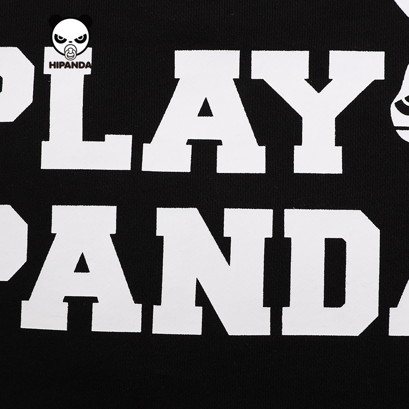 卫衣hipanda童装你好熊猫儿童潮牌国潮卫衣