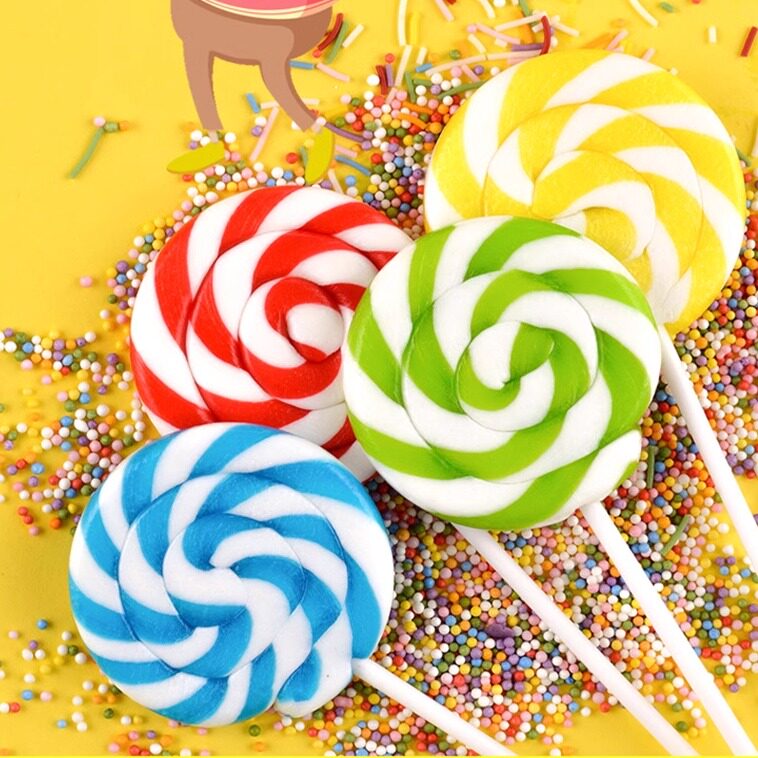 儿童节糖果50g七色彩虹创意网红五角星棒棒糖手工高颜值传统糖果