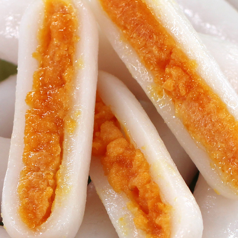 蛋黄年糕火锅夹心500g韩国部队咸蛋烧烤年糕