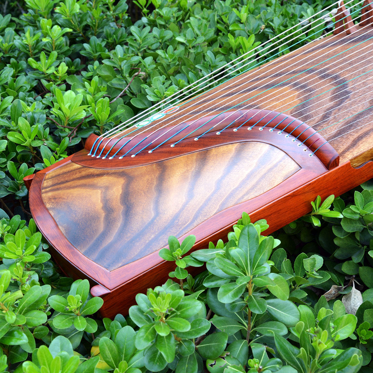 三希堂专业演奏级收藏级酸枝木素面挖筝初学者入门高端实木古筝琴