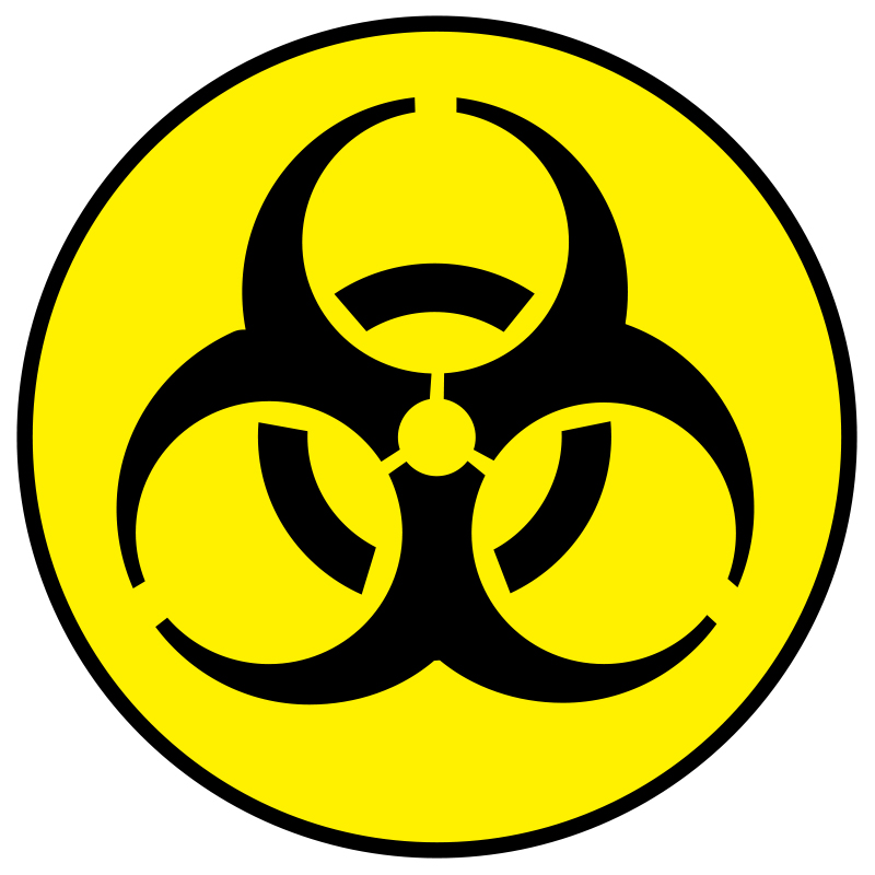 生化危机警示标志平板笔记本滑板装饰贴纸个性创意笔记本个性小贴纸