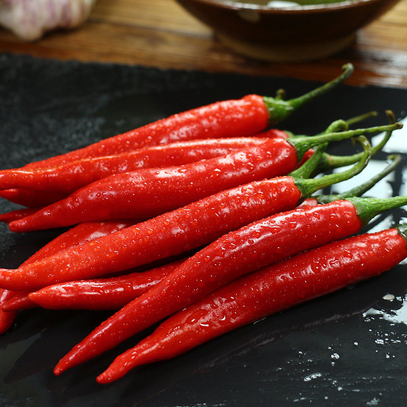 农家现摘5斤美人新鲜辣椒鲜红红辣椒海花红二辣椒