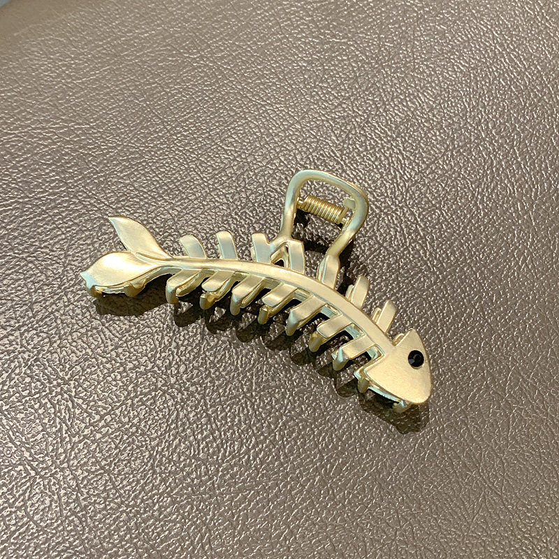 金属鲨鱼后脑勺发夹洗澡量多夹发盘发鱼骨气质发饰