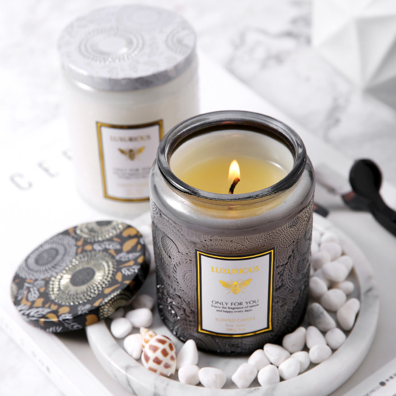 香薰蜡烛精油家用卧室持久香氛伴手礼助烛光香薰蜡烛