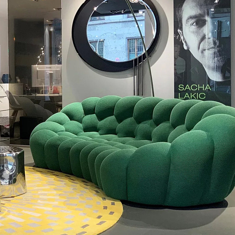 沙发极简法式罗奇堡奇堡网红bubble泡泡足球南瓜布艺沙发