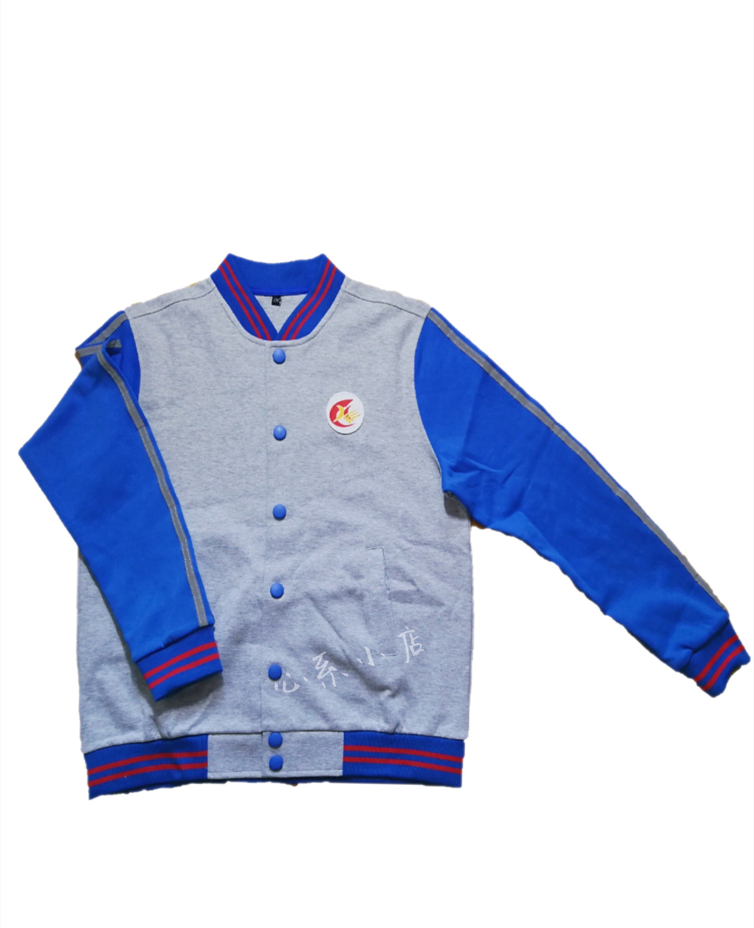 校服学校拟定济南市历下区初中男生运动上衣系列学生校服