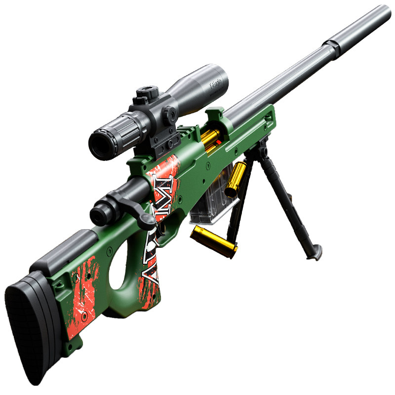 98k抛壳软弹98克大号狙击awm仿真儿童玩具男孩电动玩具枪