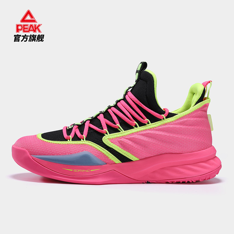 球鞋匹克速鹰碳板篮2022夏季实战低帮透气比赛篮球鞋