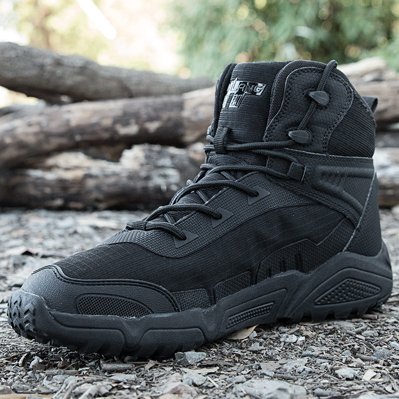 夏季作战训靴男军迷用品女超轻军训鞋中低帮户外登山鞋训练战术靴