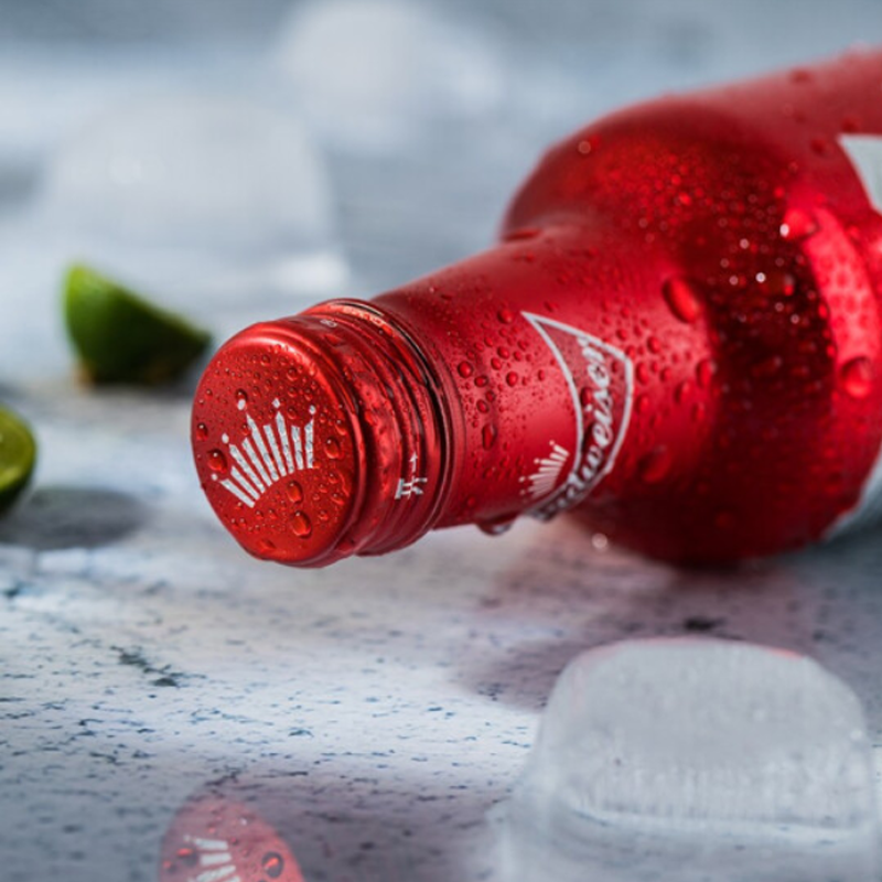 budweiser百威铝瓶铝罐旋转盖拧小麦醇正啤酒330ml啤酒