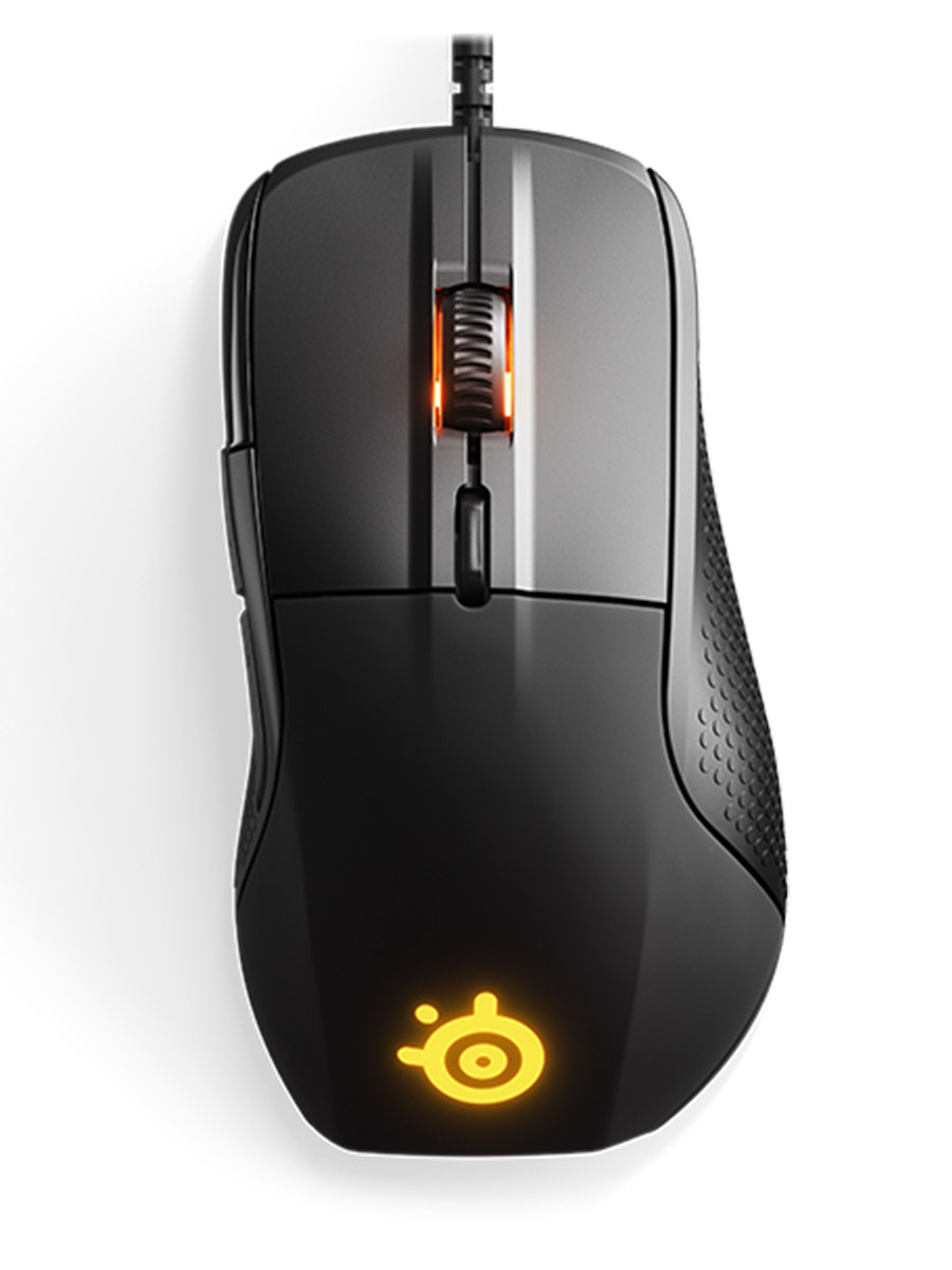 鼠标赛睿rival710游戏电脑电竞有线oled屏幕个性化有线鼠标