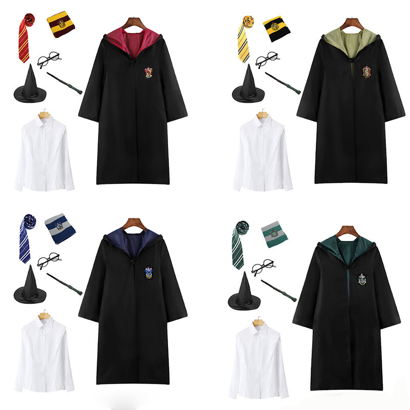哈利波特魔法衣服巫师长袍袍子校服格兰芬多儿童服装coscosplay男装