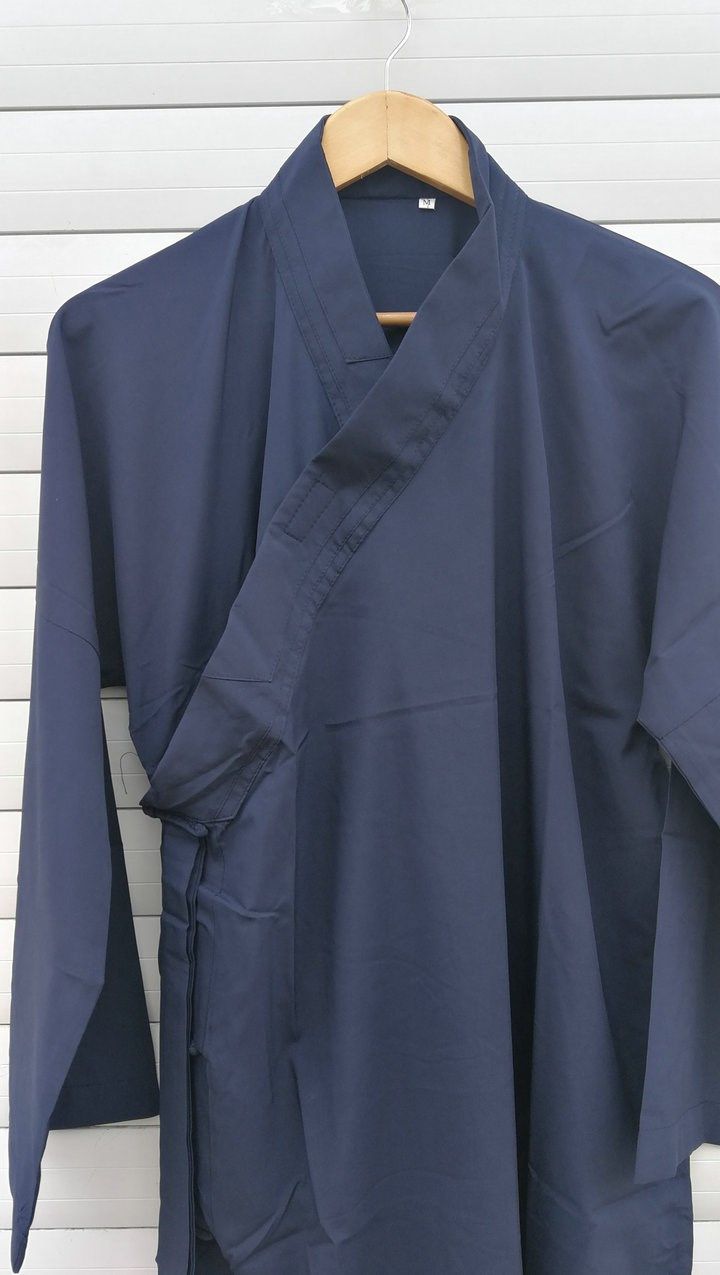 道士道家家用品道夏季斜襟长褂长袍道袍道服太极服