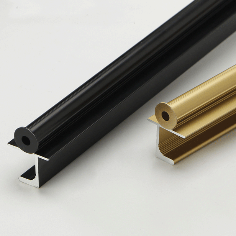 一门凹槽把手金把手威法嵌入式柜门到顶二合一加厚小拉手