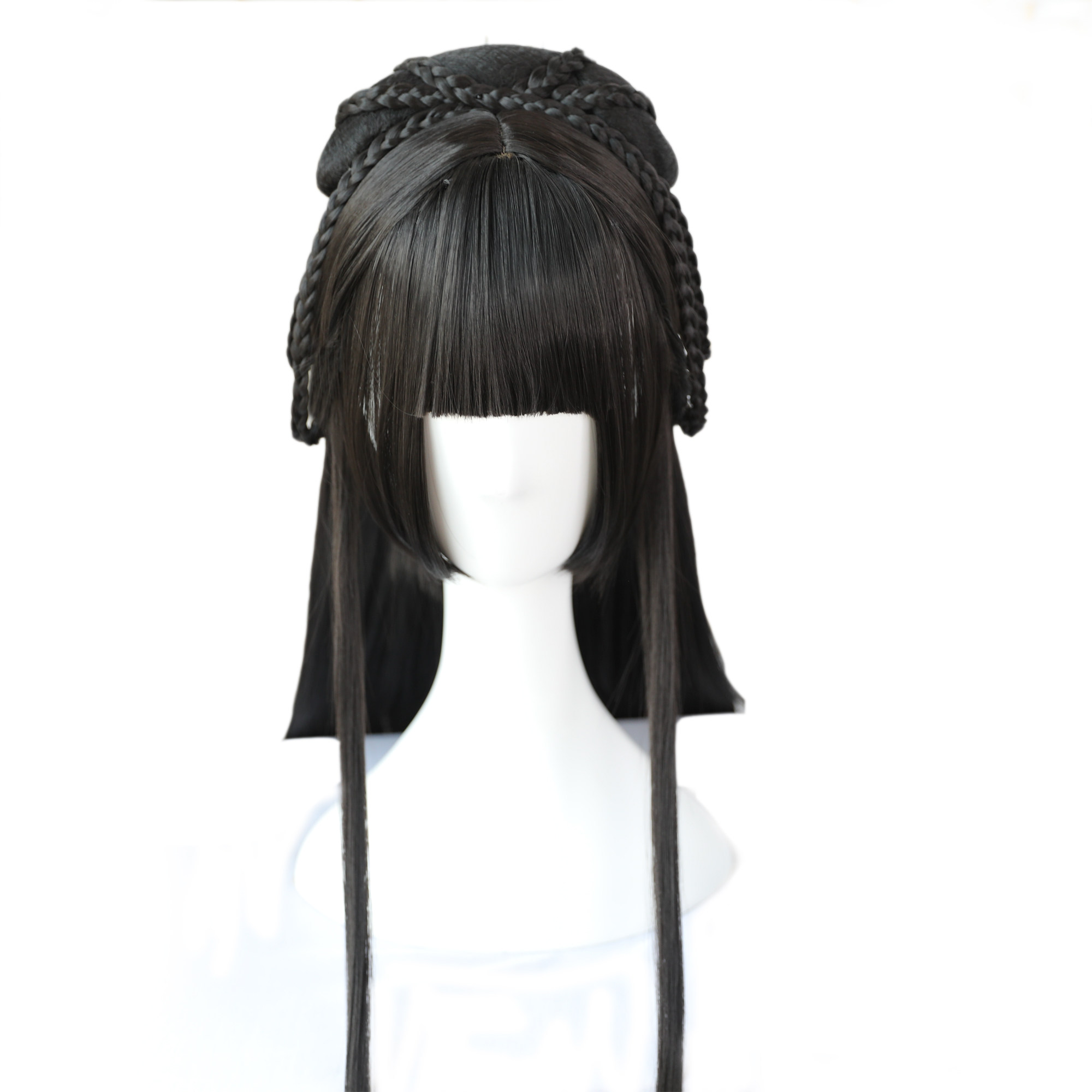 假发青城造型汉服古风整顶可爱公主修脸空气整顶假发