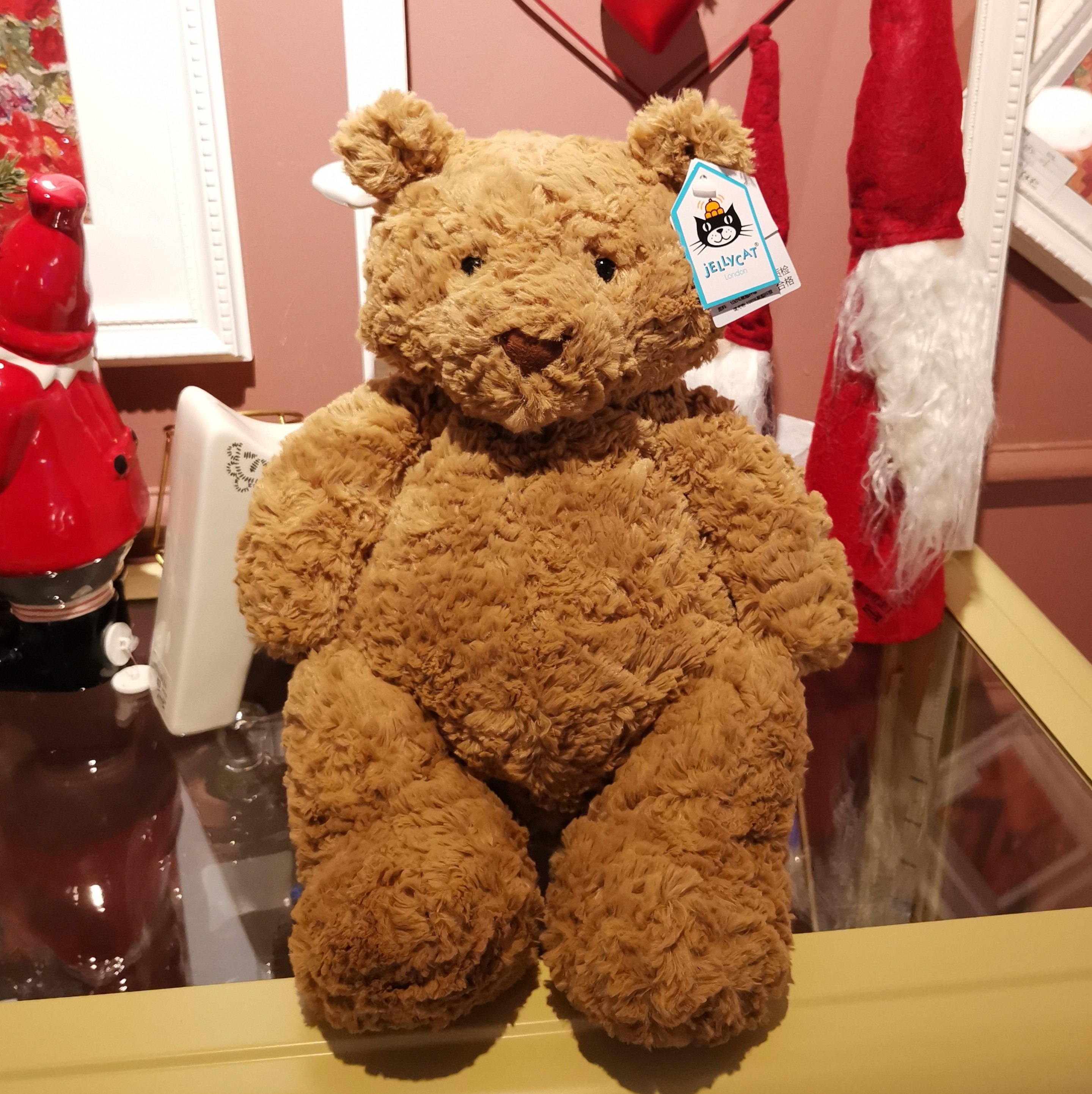 英国jellycatbartholomew巴塞罗毛绒玩具泰迪熊礼物礼物毛绒布艺类