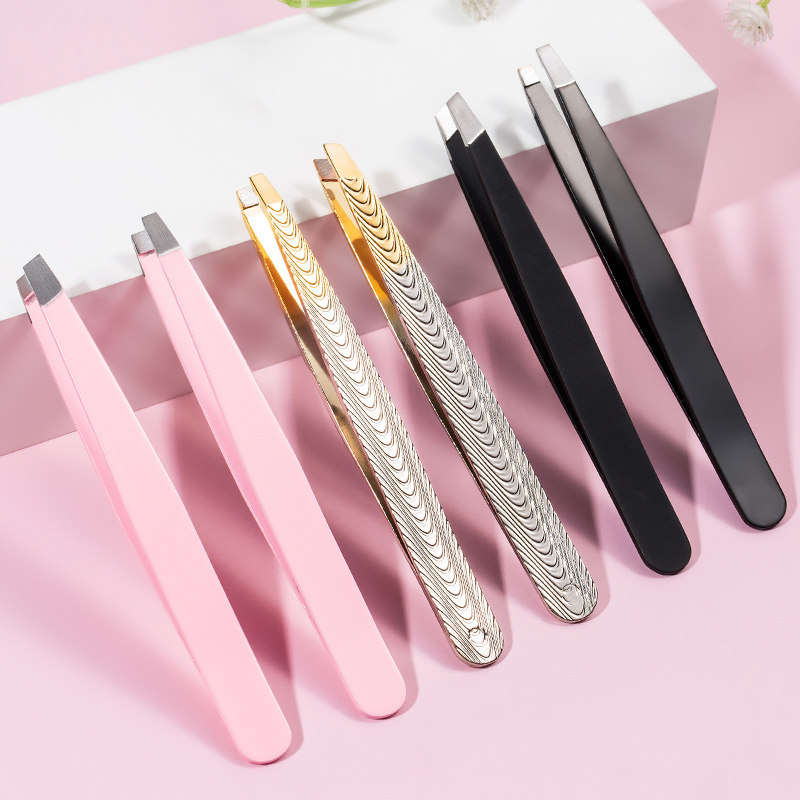 眉夹镊子眉毛夹修眉钳拔毛钳假睫毛睫毛夹夹子化妆