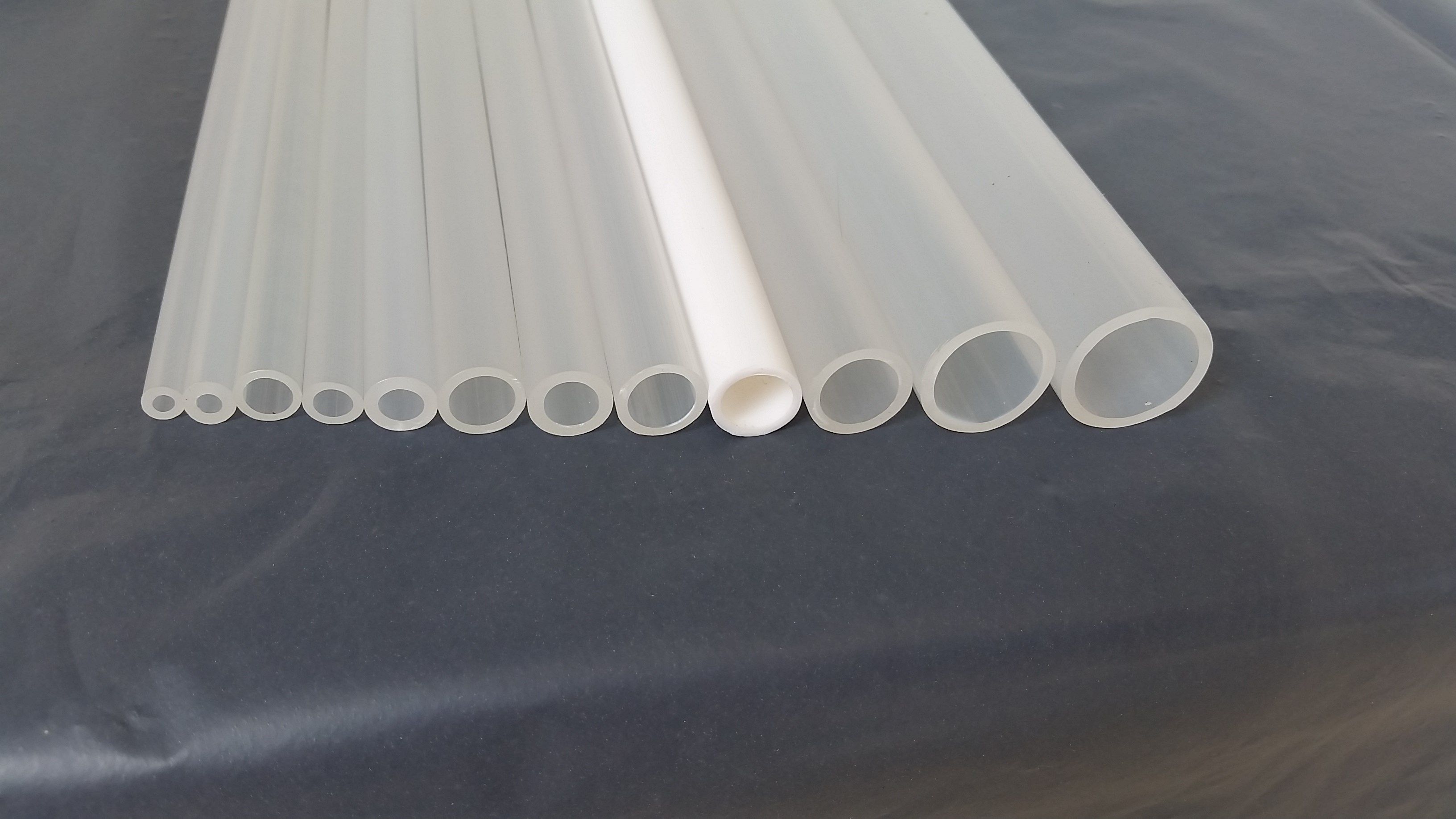 塑料硬直直管外径22mm内径18mm聚丙烯白色半透明化工管道及配件