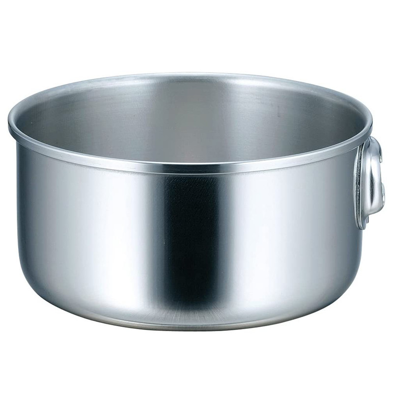 日本下村不锈钢平锅家用汤锅带盖煮面平底油炸汤锅
