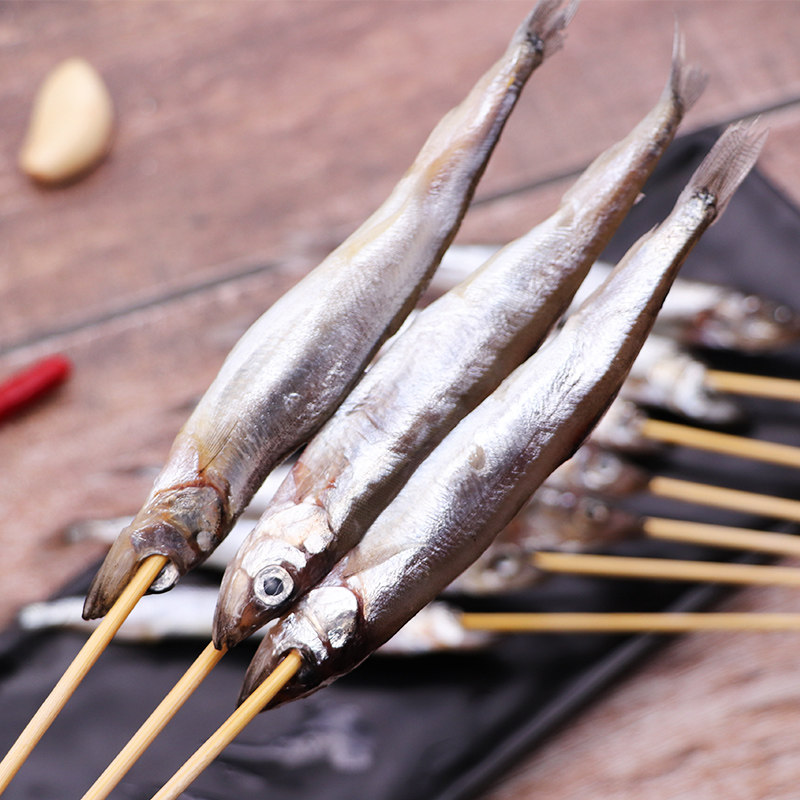 多春新鲜食小鱼鲜食商用鱼串烧烤小炸串夺命网红多春鱼(新)