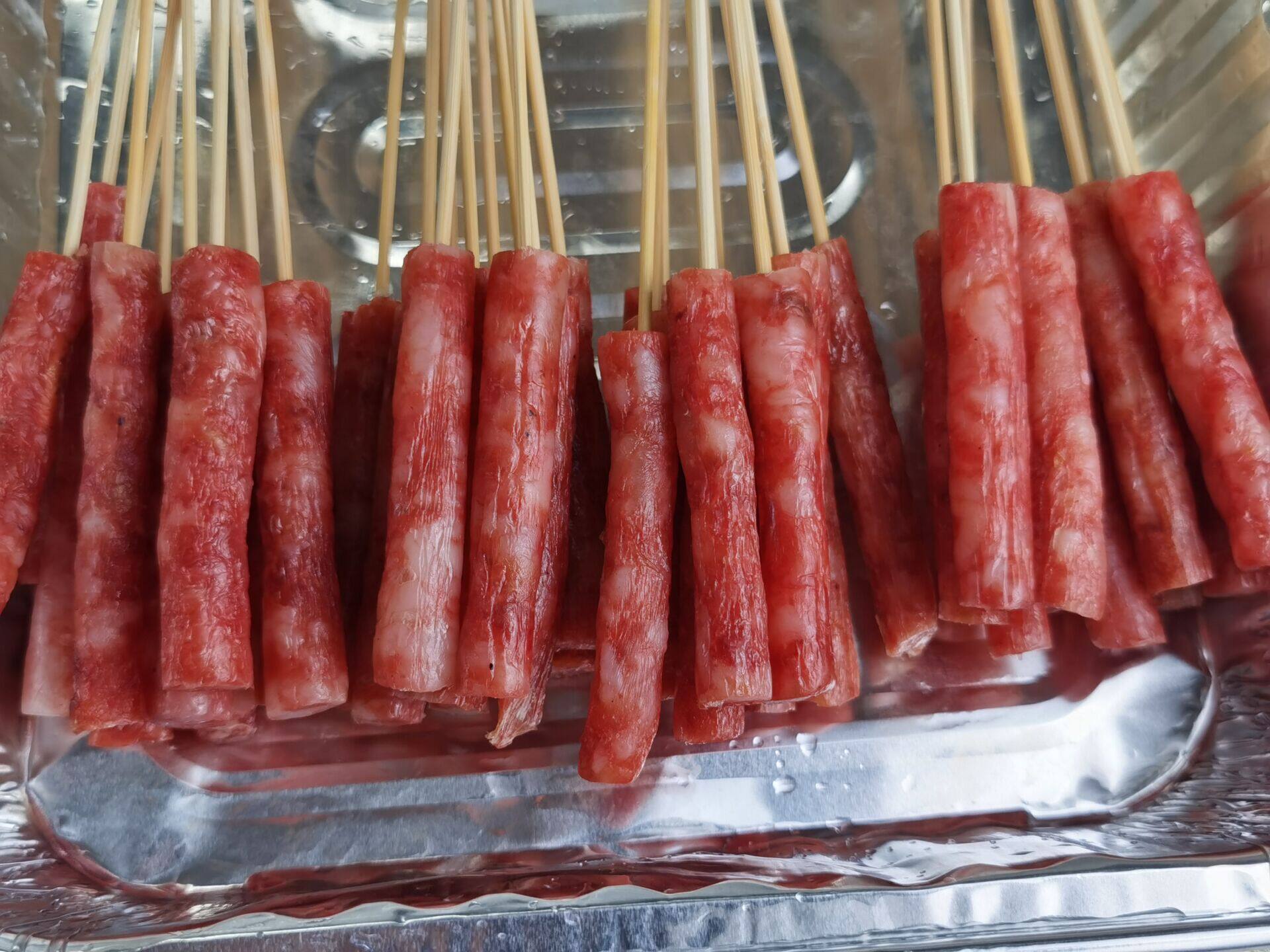 腊肠一口肠烤手把小串香肠涮串火锅速冻食材香肠