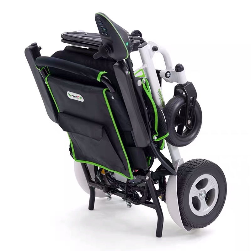 日本miki三贵电动轮椅若叶jrwd602锂电池自动折叠轮椅