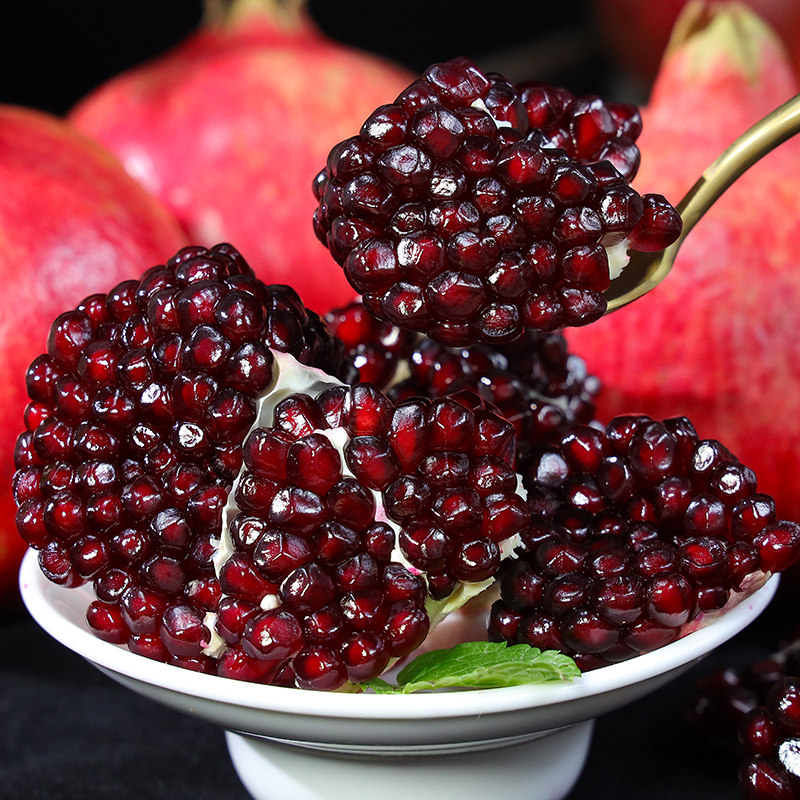 石榴突尼斯软籽9斤整箱当季新鲜水果四川会理石榴