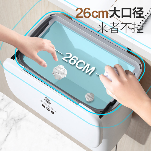 Kitchen trash can wall-mounted special storage bucket, hanging wall, cabinet door, large household garbage bin with cover Kitchen trash can wall-mounted special storage bucket, hanging wall, cabinet door, large household garbage bin with cover