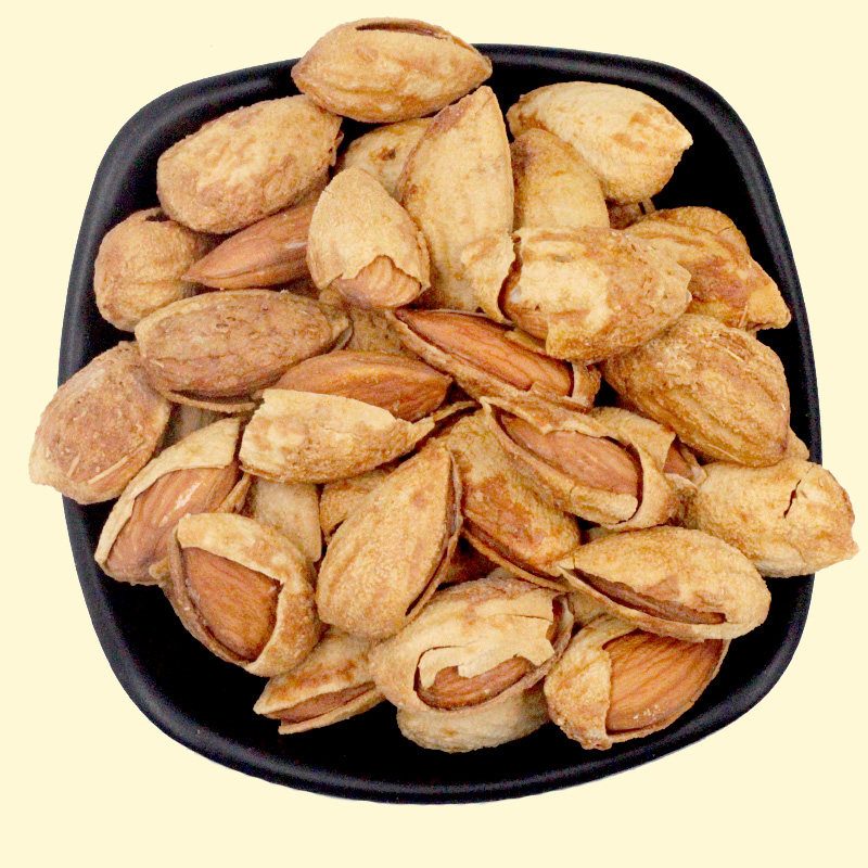 新疆薄皮巴旦坚果杏仁扁桃桃仁休巴达木500克杏仁