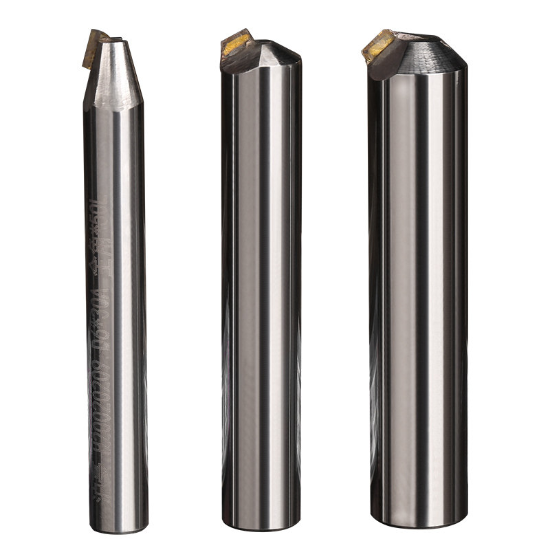 刀具沪豪亚克力用单晶钻石高光倒角刀钨钢铣刀雕刻机其他铣刀