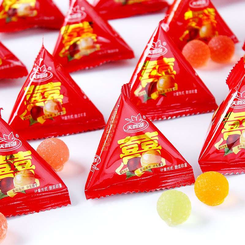 软糖天鹅湖水果散装批发糖果喜糖结婚5斤橡皮糖传统糖果