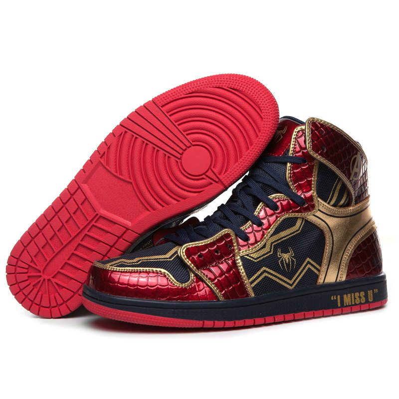 新款jaxaj1钢铁侠复运动鞋高帮男女鞋跑步鞋