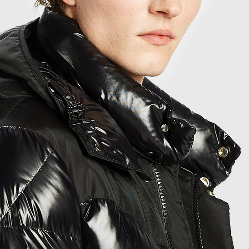 ferre费雷男装羽绒服秋冬新款中长款连帽羽绒服保暖外套男