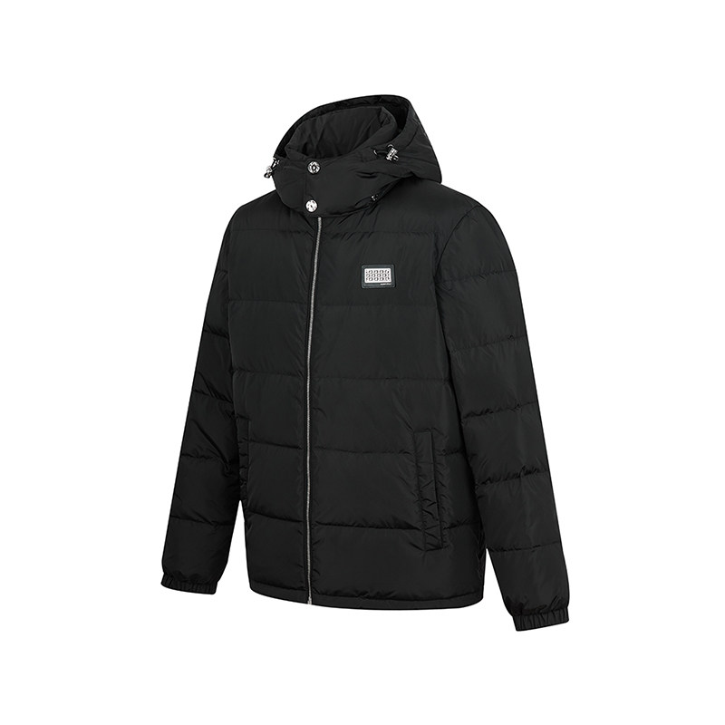 ferre费雷男装2022秋冬新款时尚立领金属胸章羽绒服