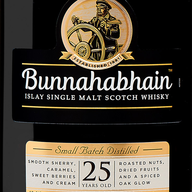 布纳哈bunnahabhain25年单一麦芽苏格兰威士忌700ml进口洋酒威士忌