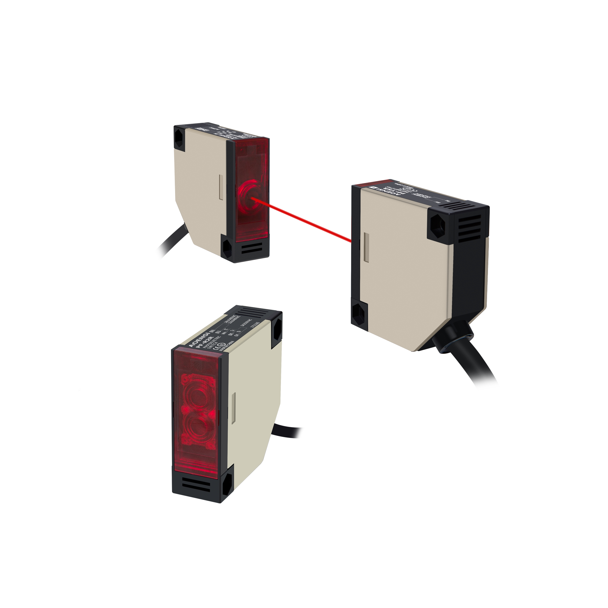 红外对射光电感应开关220v激光传感器5m1m2传感器