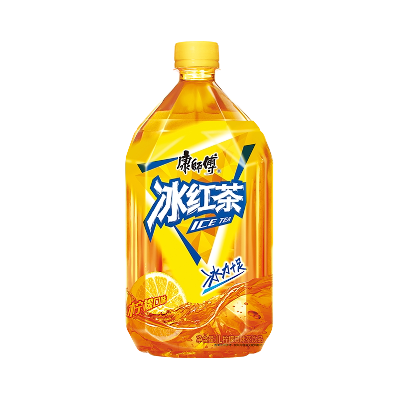 新货正品康师傅冰红茶1l12瓶整箱大瓶柠檬茶饮料茶饮料