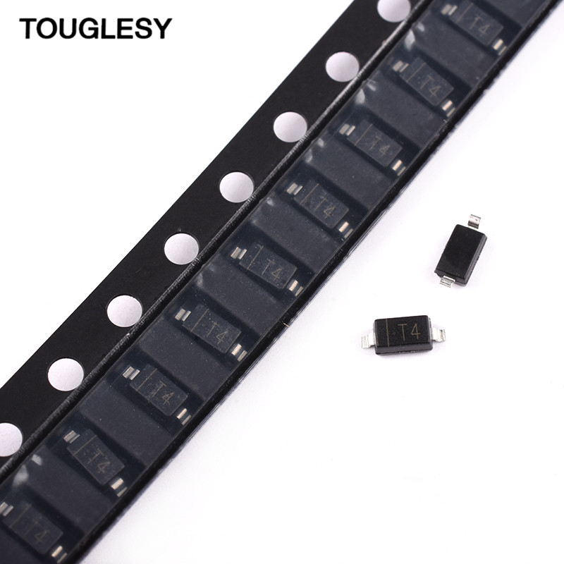 开关二极管1n4148inll4148ws贴片sod1231206丝印t4直插二极管