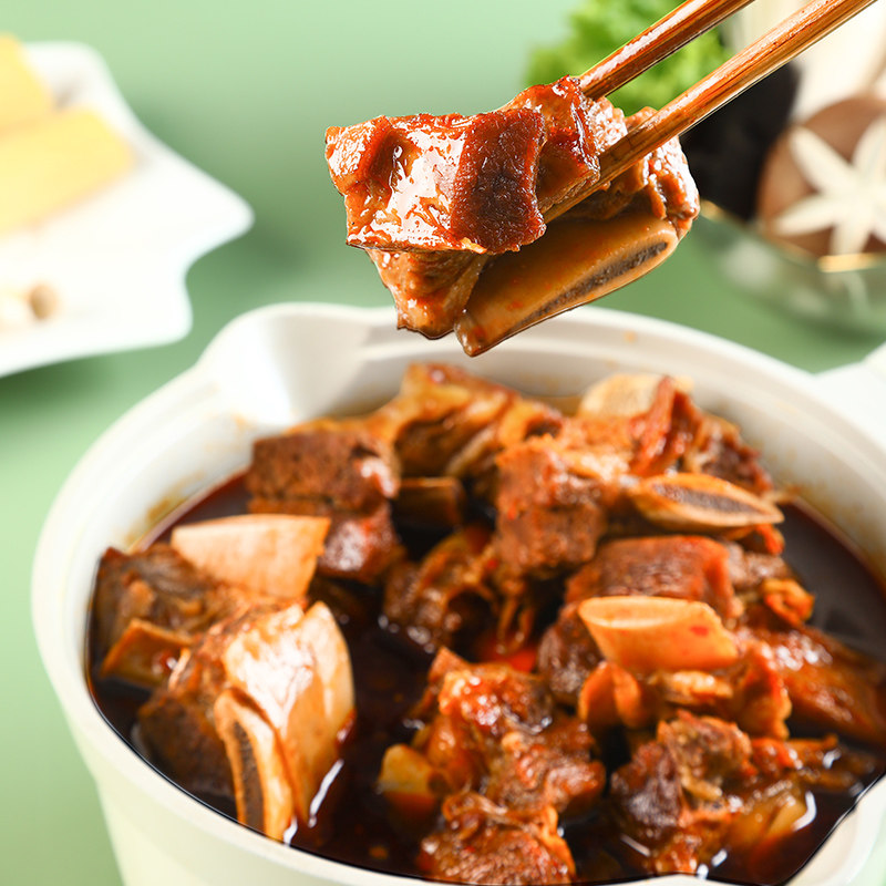 20年北京老店:老诚一锅 即食牛小排原汤火锅 2.4斤