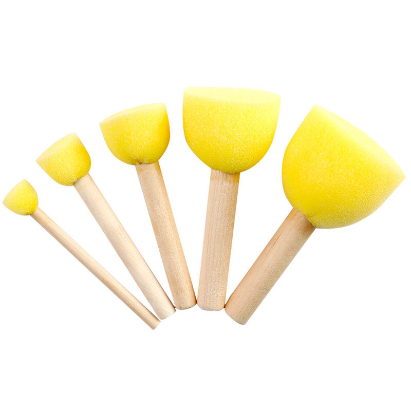 儿童水彩美术幼儿小学生模板画笔儿童画画板滚筒水粉