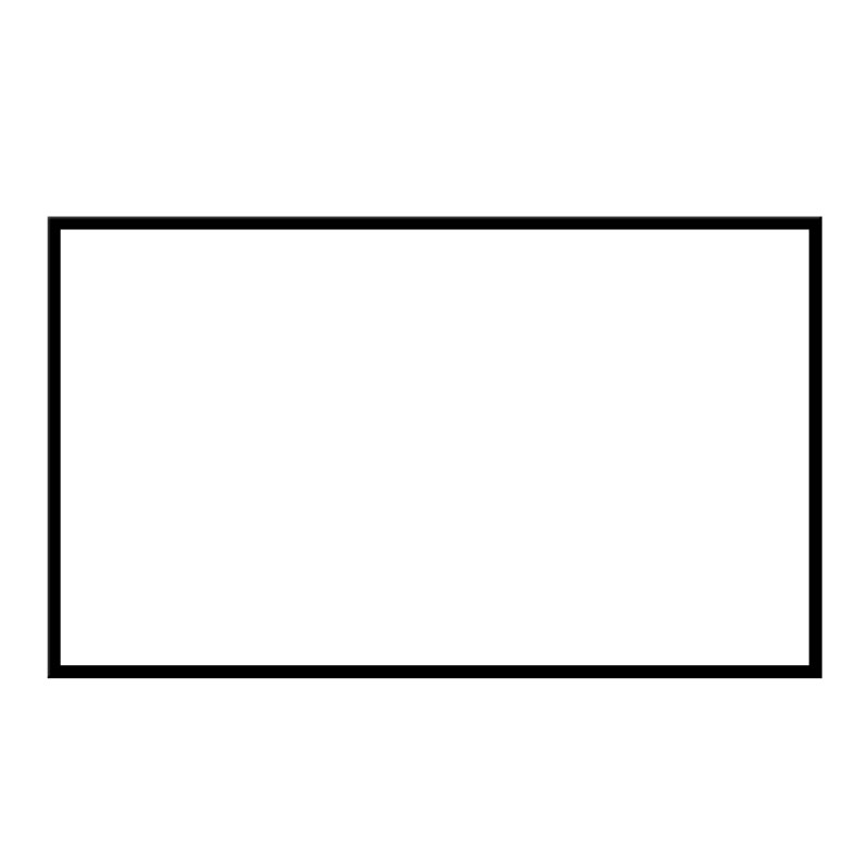 宴影画框投影幕布72寸84寸110寸133寸150寸180寸200寸家用办公壁挂宽